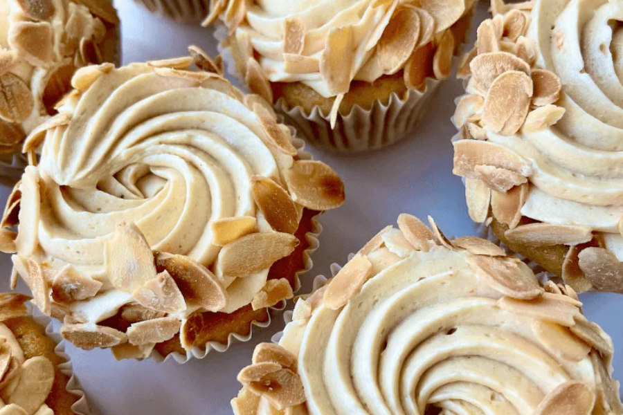 What is used in vegan cakes?