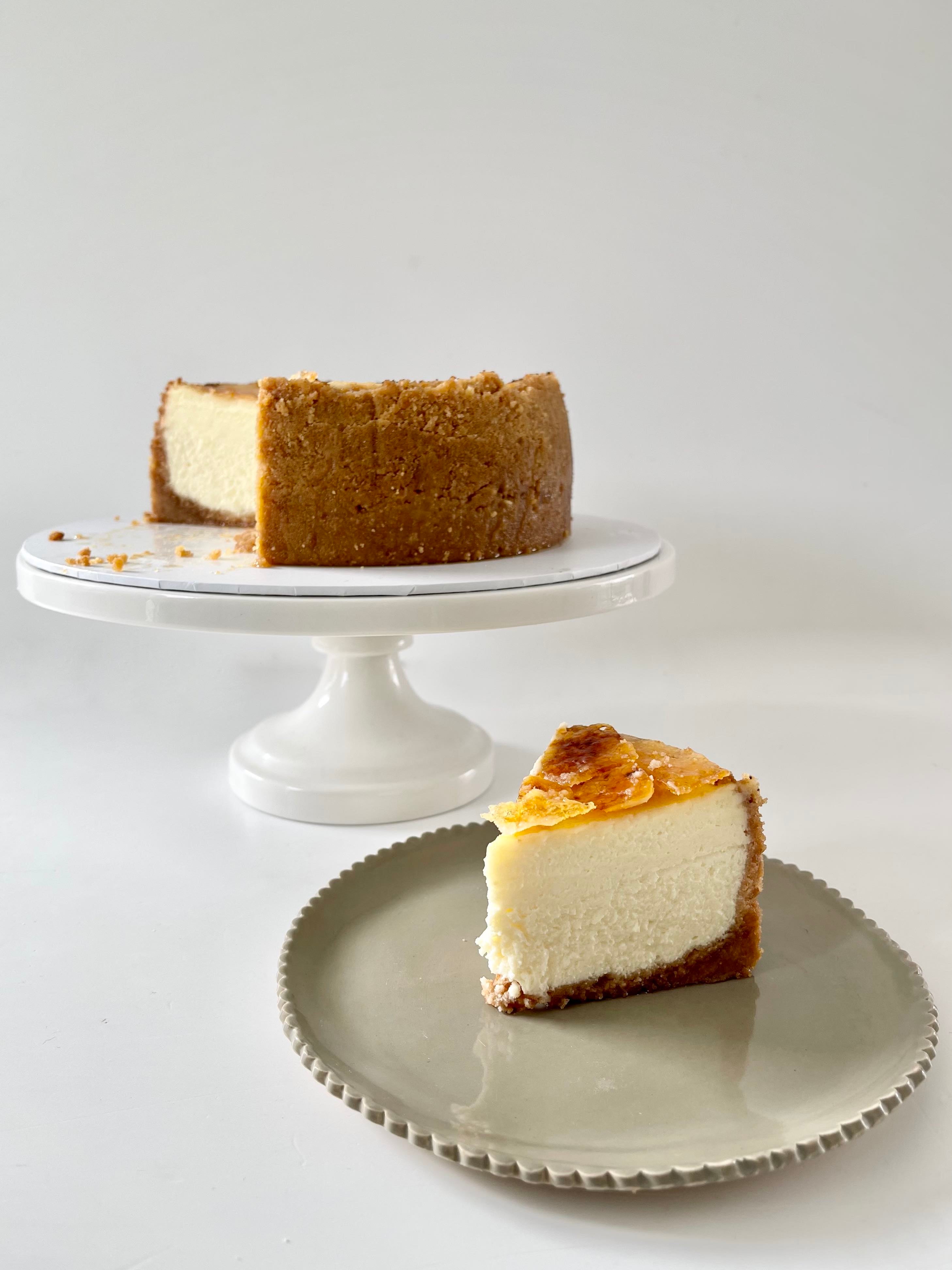 Brûléed Baked Cheesecake