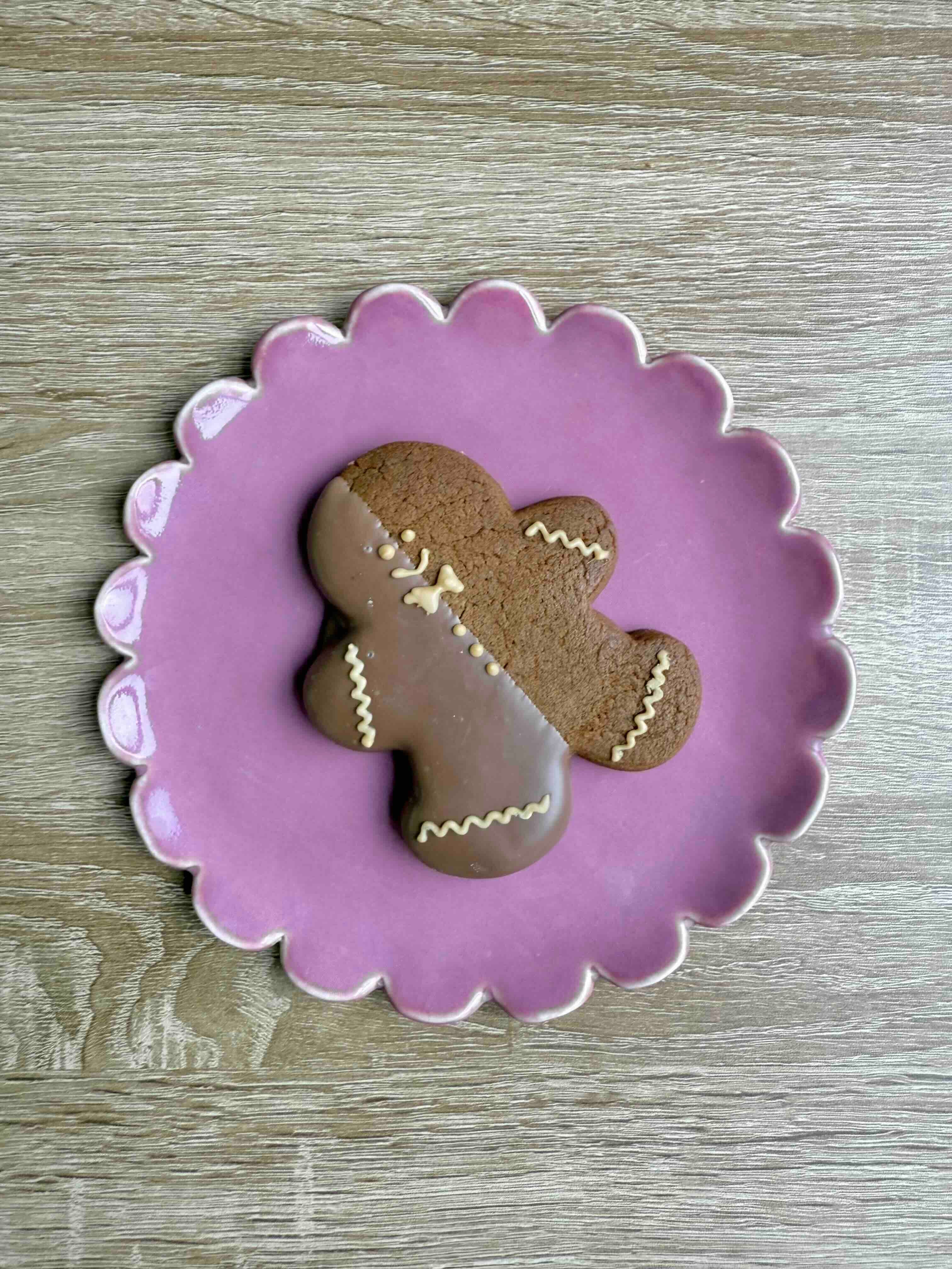 Chocolate Dipped Gingerbread Man