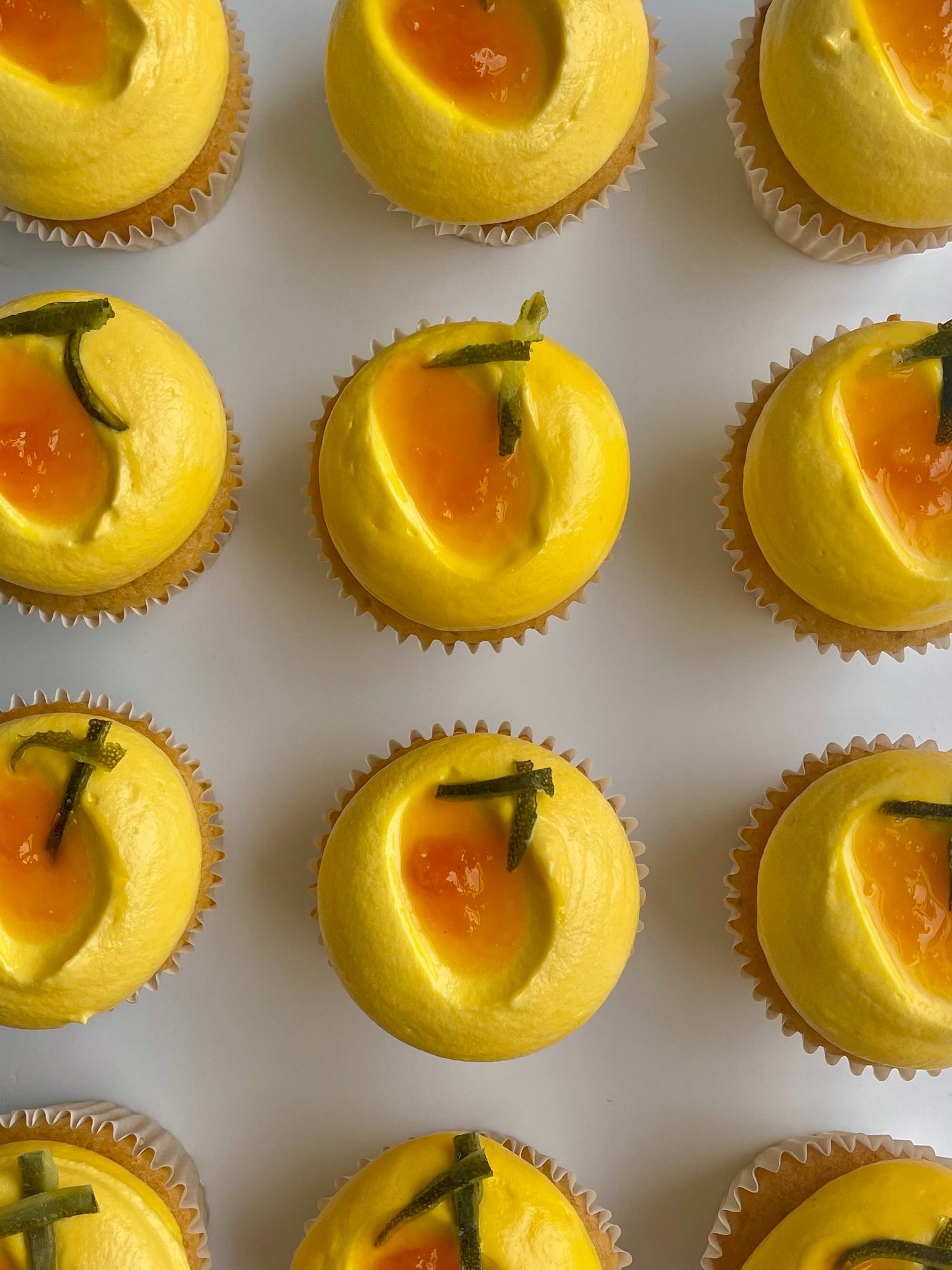 Box of 4 Alphonso Mango Cupcakes