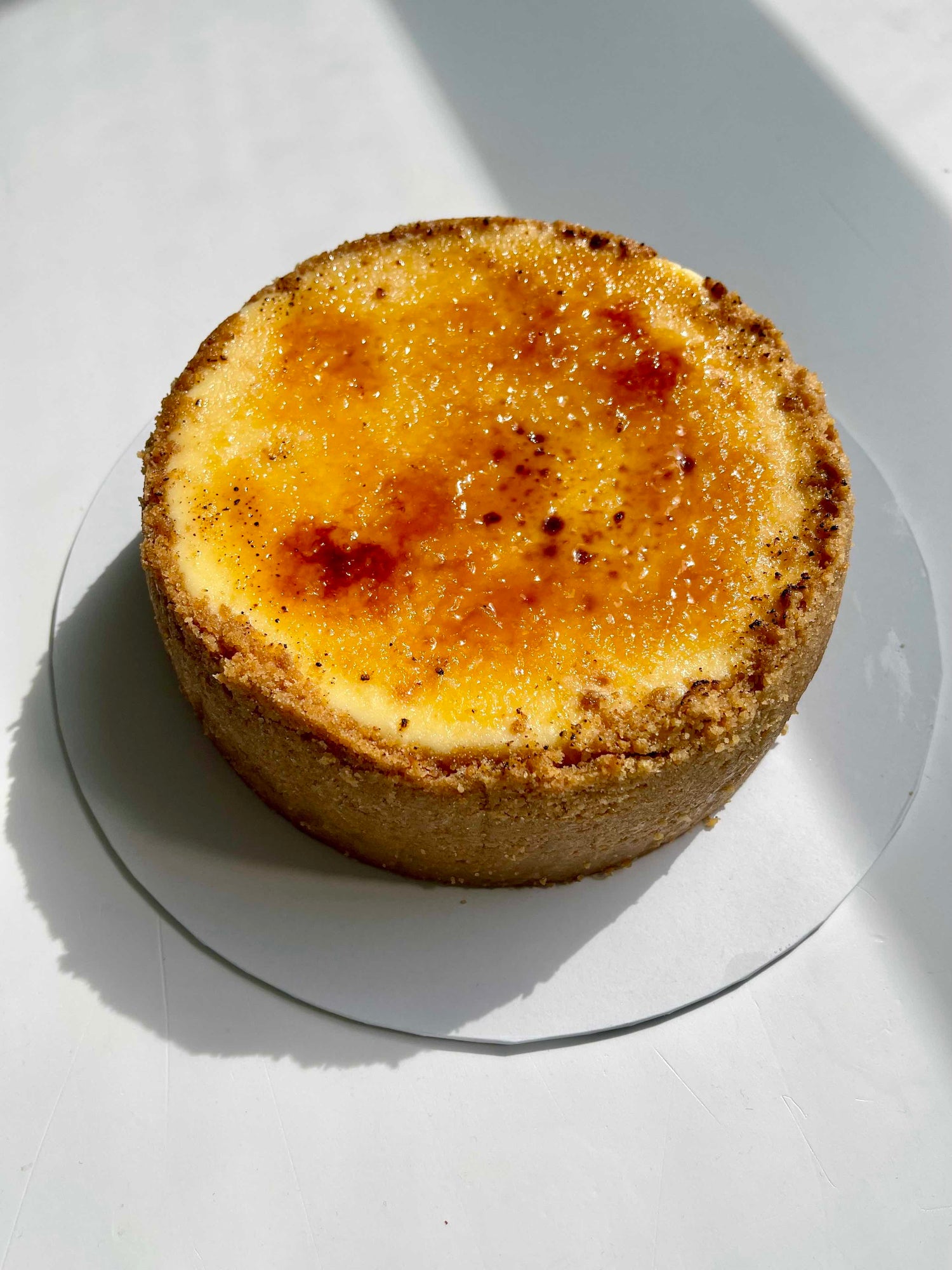 Brûléed Baked  Cheesecake