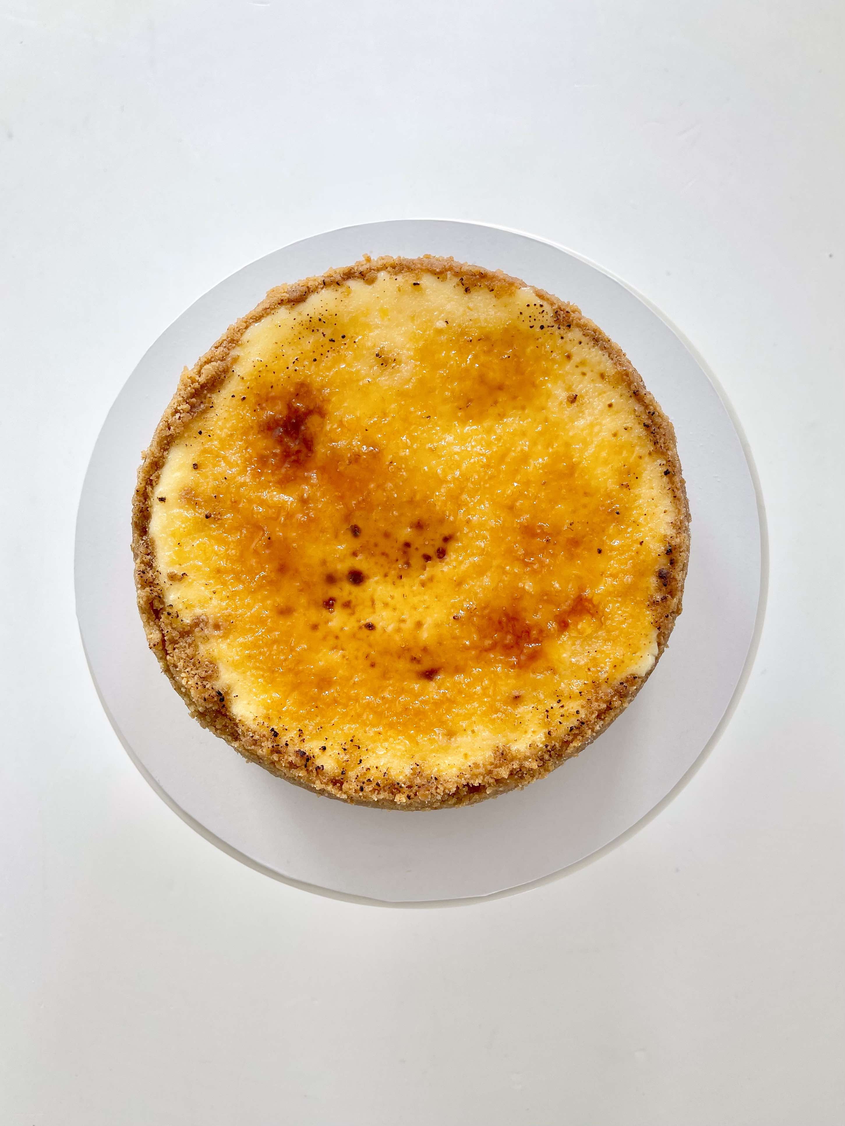 Brûléed Baked  Cheesecake