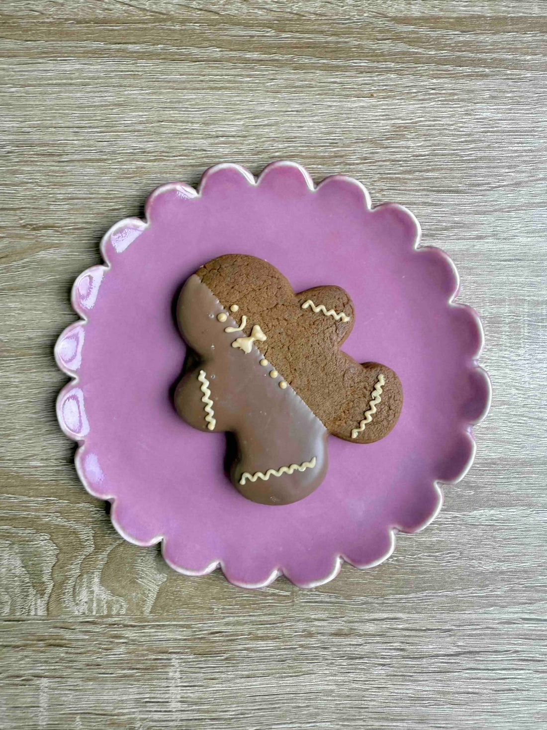 Chocolate Dipped Gingerbread Man