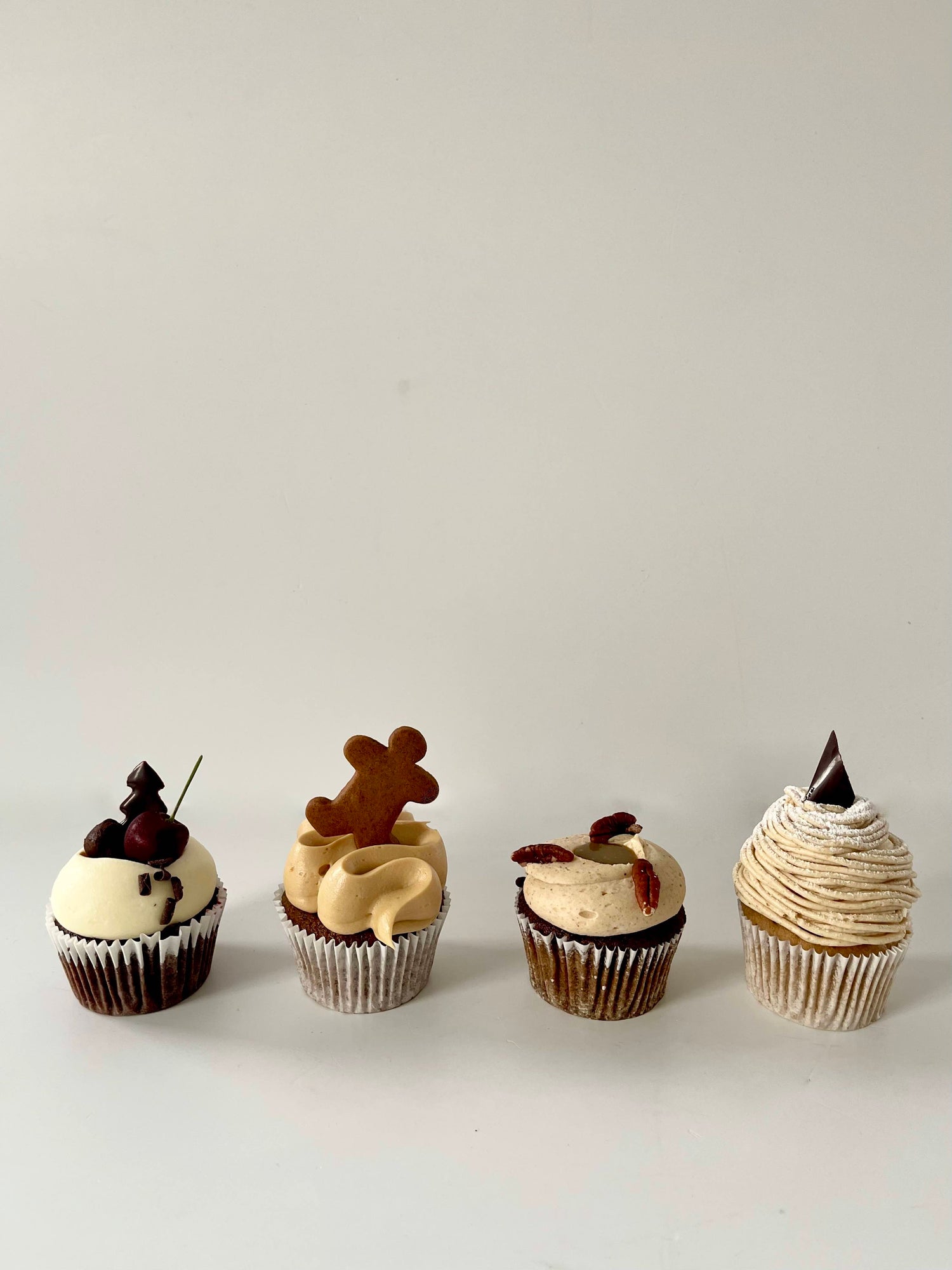 Box of 4 Christmas Cupcakes (limited edition)