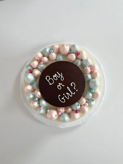 Gender Reveal Cake