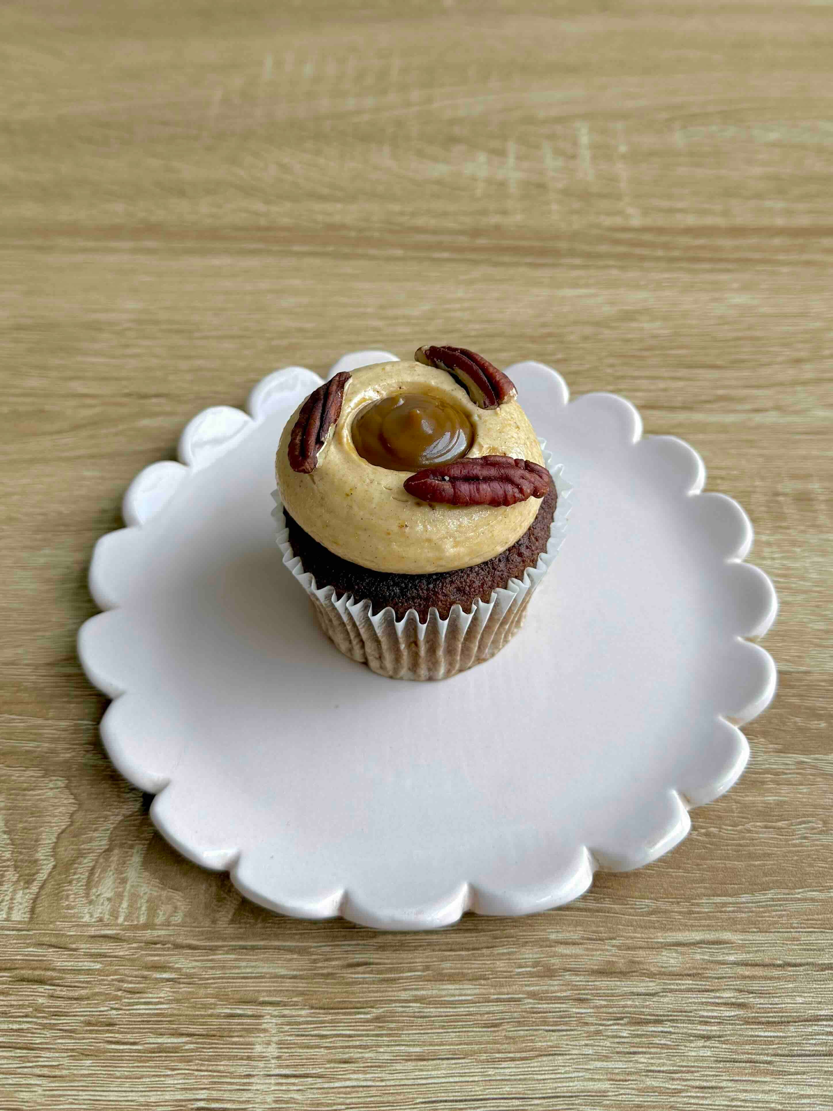 Pecan &amp; Date Sticky Toffee Pudding Cupcake