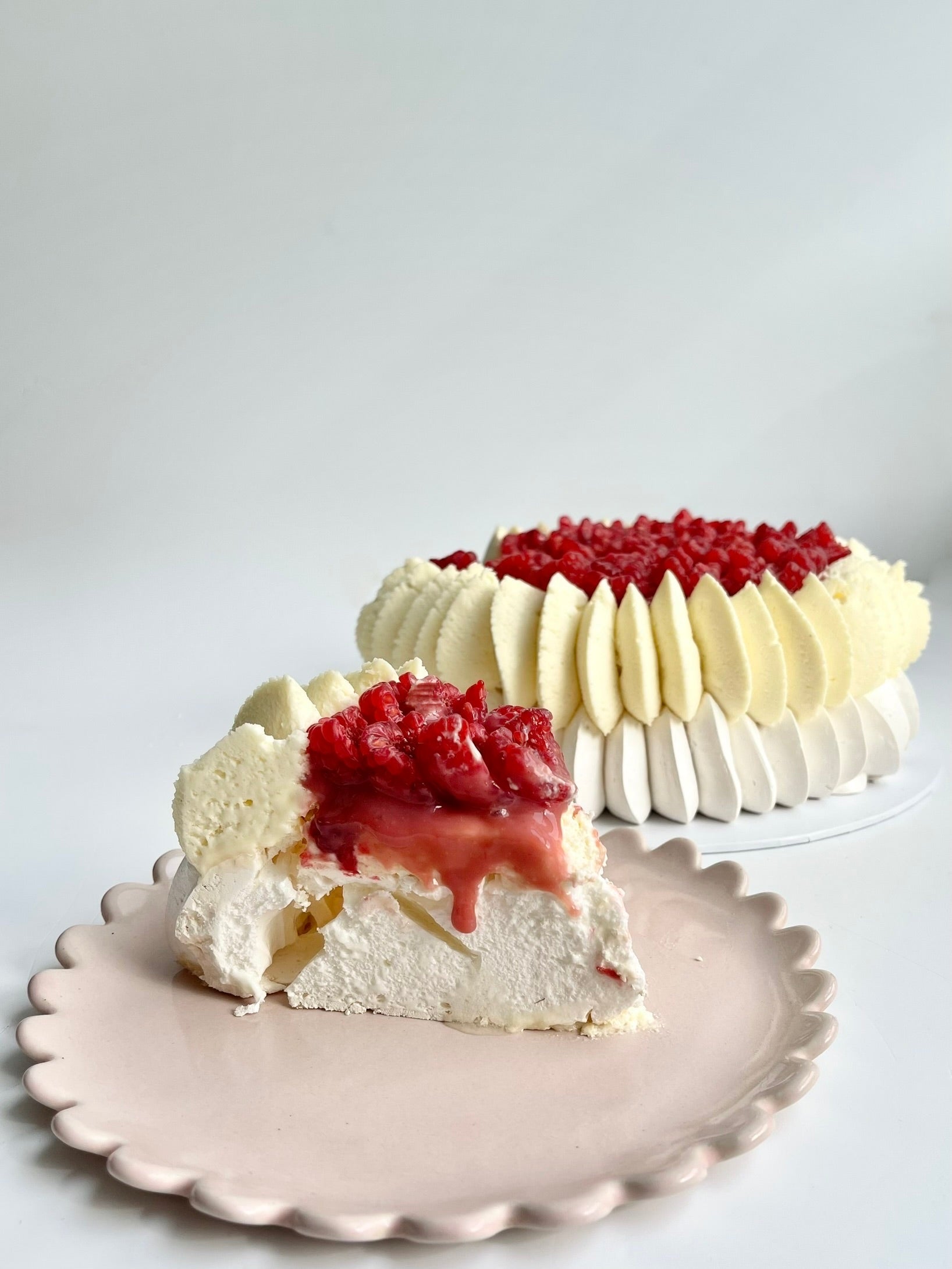 Raspberry Pavlova