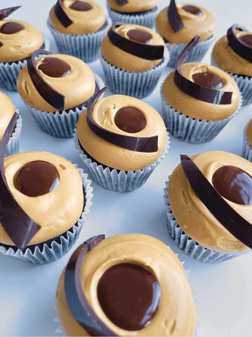 Chocolate &amp; Salted Caramel Cupcakes (Gluten Free)